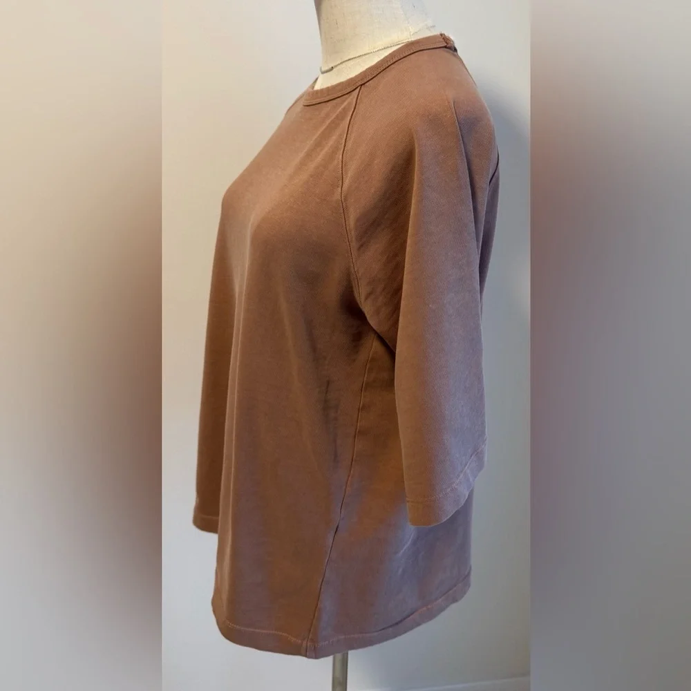 Zara Women's Tan Long Sleeve Top - Picture 3 of 8